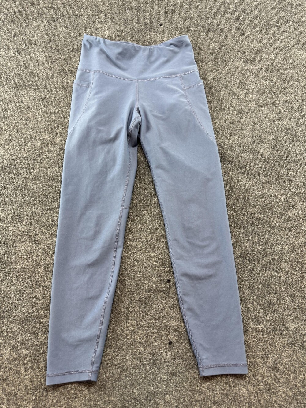 Old Navy Elevate Leggings Womens Medium Blue High Rise Ankle Yoga Gym Pants